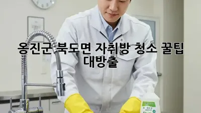 🏡 옹진군 북도면 자취방 청소🧹 꿀팁 대방출! ✨